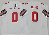 Men's Ohio State Buckeyes #0 OH-IO White 2025 F.U.S.E. Limited Stitched Jersey,baseball caps,new era cap wholesale,wholesale hats